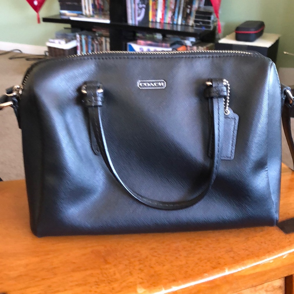 Real coach bag from outlet store